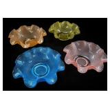 4-Piece Thousand Eye Art Glass Bowls
