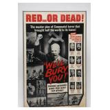 Columbia Pictures Red...Or Dead! Film Poster