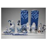 Ceramic Floral Pitcher Ewer