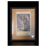 Framed Cat Artwork