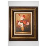 Framed Floral Still Life Artwork