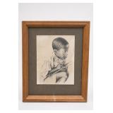 Child Drawing Framed Artwork