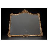 Ornate Gold-Tone Wall Mirror