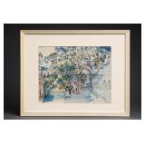 Raoul Dufy The Normandy Pear TreeFramed Art Print