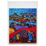 Colorful Landscape Canvas Artwork