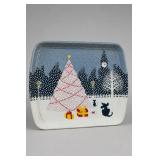 Christmas Village Decorative Tray