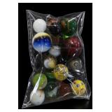 Assorted Glass Marble Collection