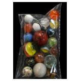 Assorted Glass Marbles