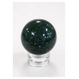 Dark Green Polished Glass Sphere