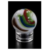 Multicolored Glass Sphere Paperweight