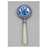 Chinese Blue-and-White Hand Mirror