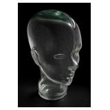 Reflective Glass Head Sculpture