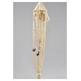 Large Knotted Macrame Cord Hanging Decor