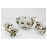 Ucago Holly Tableware Punchbowl Set