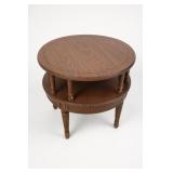 Mersman Round Two-Tier Wooden Occasional Table