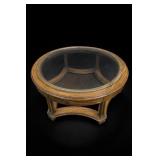 Patchwork Upholstered Footstool Ottoman