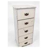 Painted Wooden Roll-Top Secretary Desk