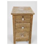 Wooden Two-Drawer Nightstand