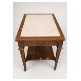 Wooden Two-Drawer Nightstand