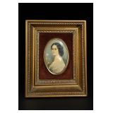 Painted Persian Equestrian Decorative Frame