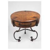 World Map Trunk-Style Storage Table