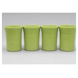Fiesta Green 4pc Ceramic Tumblers