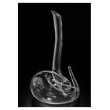 Blown Glass Cobra Wine Decanter