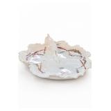 White Three-Section Divided Serving Dish