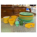 Lot of Mixed Fiesta Dishes