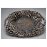 Grape-and-leaf Openwork Decoration w/ Center Tray