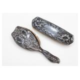 Ornate Antique Grooming Brushes