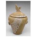 GDS Signed Lidded Pottery Jar