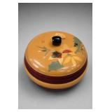 Japanese Lacquer Candy Dish Signed Sekiho