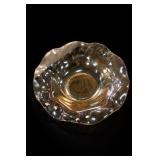 Jeannette Glass Floragold Louisa Marigold Bowl