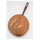Copper Decorative Handled Pan