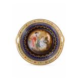D.F. Regensburg Porcelain Handled Serving Platter