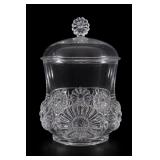 Covered Glass Candy Dish