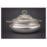Metal Covered Serving Dish