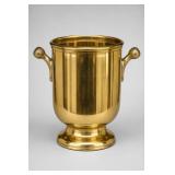 Gold-Tone Handled Ice Bucket