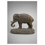 1927 AM Greenblatt Cast Iron Elephant Doorstop