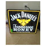 Jack Daniels Tennessee Honey Light Up Sign Works