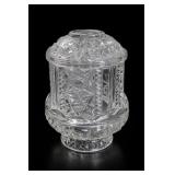 Indiana Glass Stars And Bars Fairy Lamp