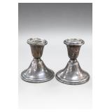 Weighted Sterling Silver Candlesticks