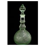 Tiara Sandwich Chantilly Green Decanter & Stopper
