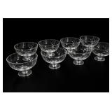 Stemmed Glass Dessert Bowls, 8pc