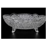 Indiana Glass Rocket Footed Serving Bowl