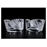 Mikasa Curtain Call Crystal Candleholders