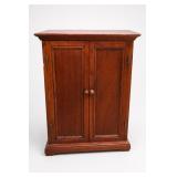 Two-Door Wood Jewelry Cabinet