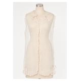 Sheer Mesh Baby Wrap w Satin Bows