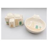 Treasure Craft Ceramic Salt Pepper Set